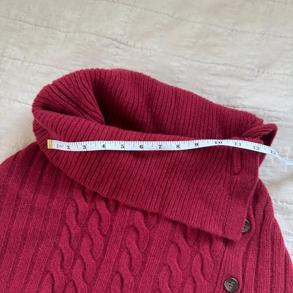 Garnet Hill Wool poncho • Size: M, L, XL - Picture 7 of 8